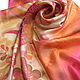 Order Shawls: batik 'Firebird' natural silk. Handpainted silk by Ludmila Kuchina. Livemaster. . Shawls1 Фото №3
