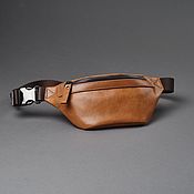 Мужской кожаный рюкзак "Copper" (Чёрный)