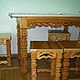 Стол резной + 4 резных табурета, Столы, Краснодар,  Фото №1