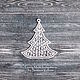 Herringbone. Christmas tree decoration, new year's souvenir. Lace, Christmas gifts, Chelyabinsk,  Фото №1