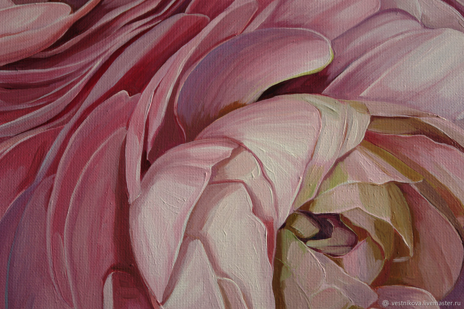 Розовая живопись