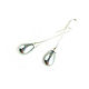Grey pearl earrings 'Silver' grey pearl earrings. Earrings. Irina Moro. My Livemaster. Фото №5