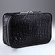 Waist bag, over the shoulder made of genuine crocodile leather IMA0522B5, Men\'s bag, Moscow,  Фото №1