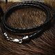 leather braided cord ( 4 mm) ' bears '. Folk decorations. h-a-n--t-e-r. Online shopping on My Livemaster.  Фото №2