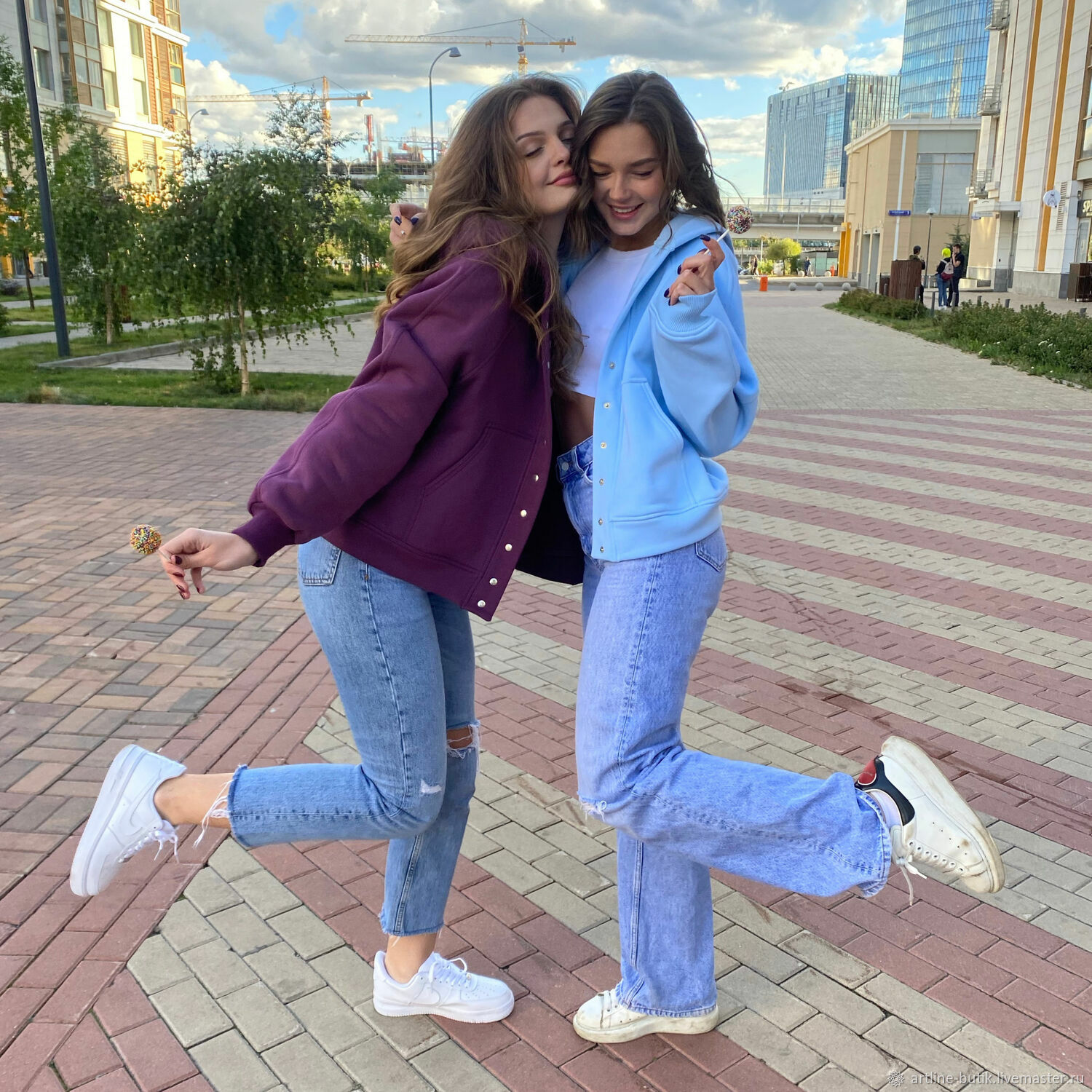 Бомбер теплый фиолетовый с капюшоном в интернет-магазине Ярмарка ...