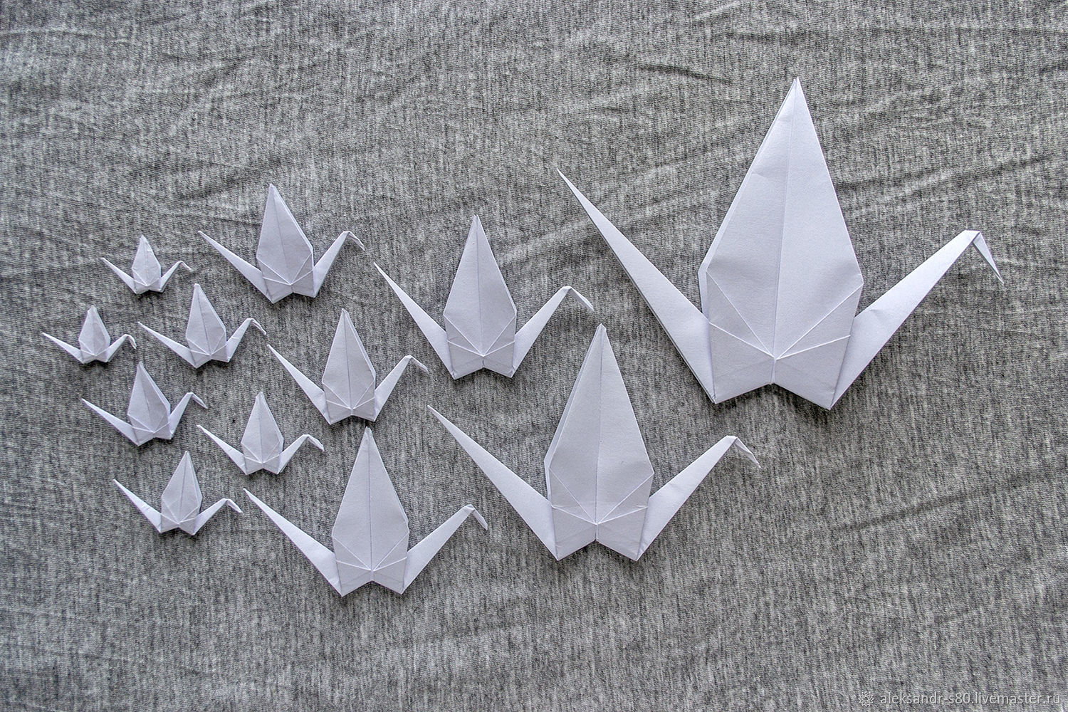 Механический журавлик, оригами с мотором, набор для девочек
