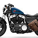 Order Trunk on the frame of Harley Davidson Sportster (brown). buffalo-goods. Livemaster. . Travel bag Фото №3