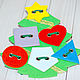 Lacing game for kids made of felt: Christmas tree, Lacing cards, Moscow,  Фото №1