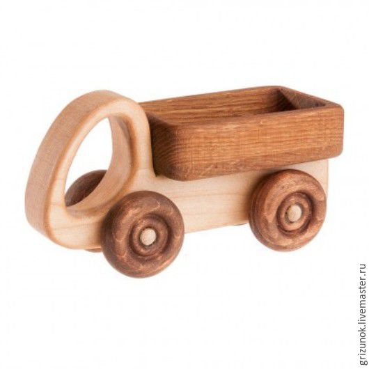 wooden car transporter toy