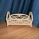A cradle for a doll 734. Doll furniture. Anna. Doll furniture (komfortno). Online shopping on My Livemaster.  Фото №2