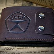 Сумки и аксессуары handmade. Livemaster - original item Wallets: Leather men`s wallet 