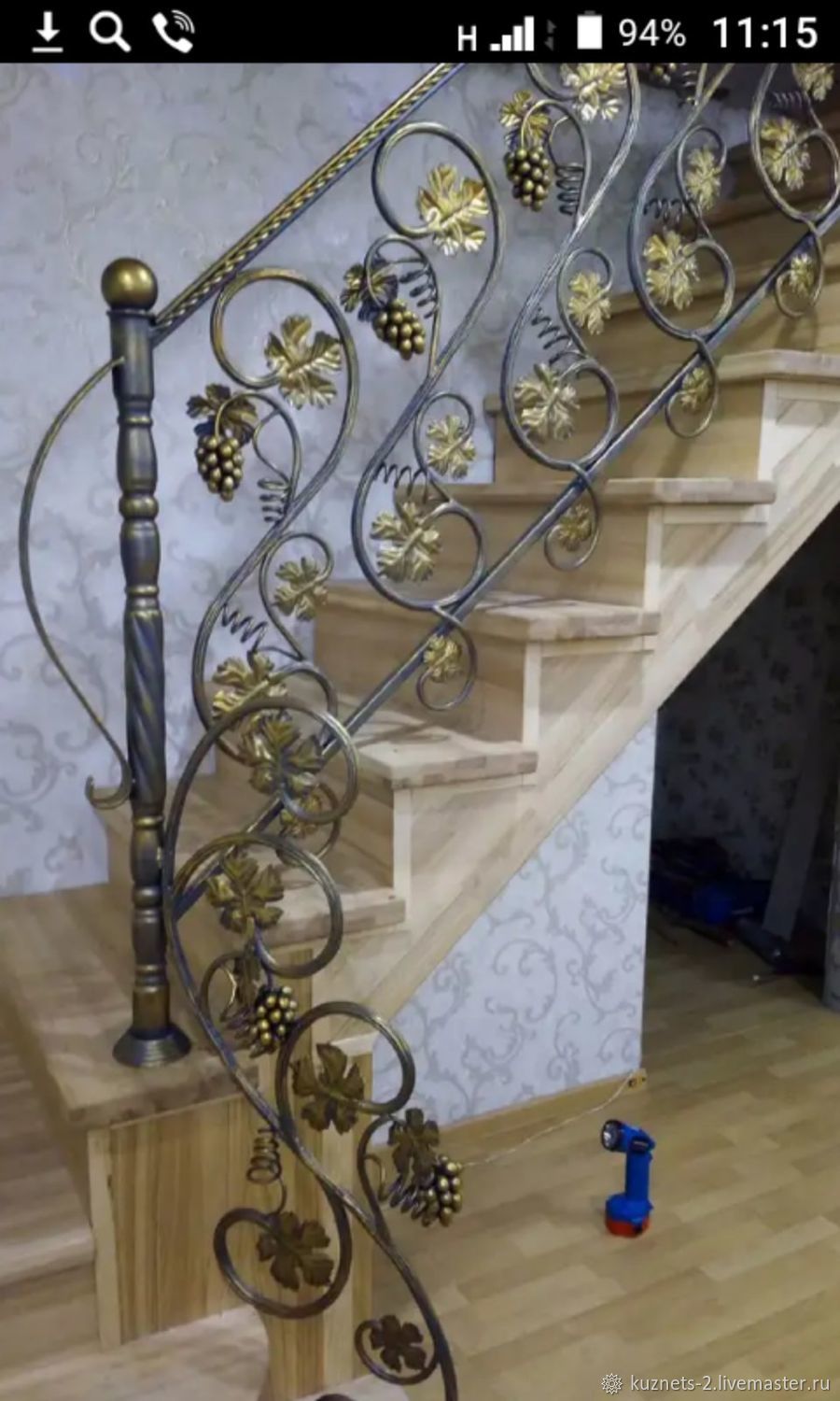 красивые кованые лестницы фото