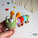 Caterpillar-rattle, Teethers and rattles, Kirovsk,  Фото №1