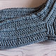 Заказать Носки вязаные мужские серо-голубые Steel. Knit. Sock. Love. Ярмарка Мастеров. . Носки Фото №3