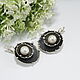 Order Pearl Earrings 925 Silver ALS0067. Sunny Silver. Livemaster. . Earrings Фото №3
