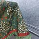 Скатерть круглая. Гобелен "Терновник" изумруд. У. Моррис. Шторы. Ольга Калиничева Хлопок Гобелен Шторы. Интернет-магазин Ярмарка Мастеров.  Фото №2
