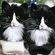 Звероварежки с чёрным котом, Варежки, Волгоград,  Фото №1