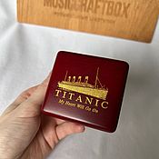 Подарки к праздникам handmade. Livemaster - original item My Heart Will Go On Titanic music box with clockwork mechanism. Handmade.