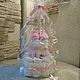 Cake from diapers for newborn ,for baby girl, Gifts for newborns, St. Petersburg,  Фото №1