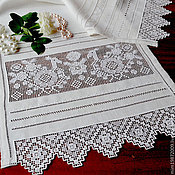 Свадебный салон handmade. Livemaster - original item Peacocks wedding towel linen hand embroidery.. Handmade.