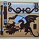 Weather vane on the roof ' The Witch and the Dragon'. Vane. arnometaldecor. Online shopping on My Livemaster.  Фото №2