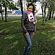 Меховой шарф из меха кролика Рекс розового цвета. Шарфы. NataliFurs (НаталиФурс). Ярмарка Мастеров.  Фото №6