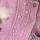 Цветочный кардиган вязаный для девочки. Кардиган. VA kids knitwear. Ярмарка Мастеров.  Фото №10