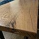 Обеденный стол из слэба дуба. Столы. Akutrau Woodworking. Ярмарка Мастеров.  Фото №4