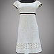 Crochet dress Mademoiselle Coco. White elegant handmade crochet dress, Dresses, Odessa,  Фото №1