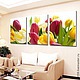 triptych ' Tulips', Pictures, St. Petersburg,  Фото №1