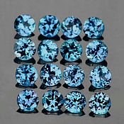 Материалы для творчества handmade. Livemaster - original item Aquamarine (blue Beryl) 2,5 mm. VVS1. Handmade.