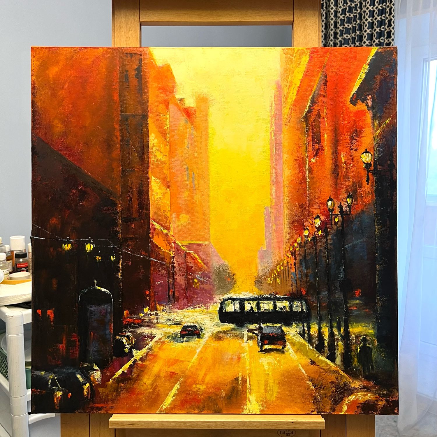 Картина маслом на холсте в интернет-магазине Ярмарка Мастеров по цене ...