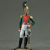 Куклы и игрушки handmade. Livemaster - original item Military miniature Tin soldier 54 mm. Napoleonic wars.Russia. Handmade.