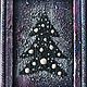Заказать Мини-картина "Merry Christmas 2". SveTi: Авторские картины и интерьерная живопись. Ярмарка Мастеров. . Картины Фото №3