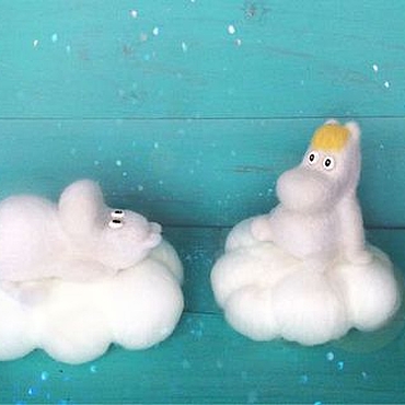 Куклы и игрушки ручной работы. Ярмарка Мастеров - ручная работа Муми-тролль и фрекен Снорк. Handmade.