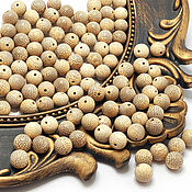 Материалы для творчества handmade. Livemaster - original item Natural Bamboo Beads 10mm. Handmade.