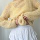 Заказать Джемпер-паутинка «МИМОZА». lulu_knits. Ярмарка Мастеров. . Джемперы Фото №3