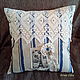 Decorative pillow "Vintage" 1, Pillow, Astrakhan,  Фото №1