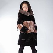 Одежда детская handmade. Livemaster - original item Children`s Mouton fur coat 