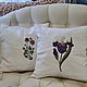 Decorative pillow with embroidery. Pillow. VintagDreams. My Livemaster. Фото №4