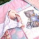 Заказать Детское одеяло лоскутное "МИШУТКИНА СЕМЕЙКА". NaturalBabySoft. Ярмарка Мастеров. . Одеяла Фото №3