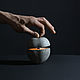 Soy candle in concrete (Apple). Candlesticks. skult. Online shopping on My Livemaster.  Фото №2