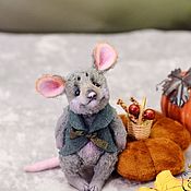 Куклы и игрушки handmade. Livemaster - original item Teddy mouse Mike Mccornnick, collectible toy mouse. Handmade.