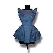 Платье "Твист  blu"