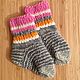 Slim down knitted baby socks (grey, pink, orange). Socks and tights. Olga Shuklina (OlgaShuklina). Online shopping on My Livemaster.  Фото №2