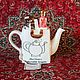 Винтаж: чайник виде пакет с подарками. Чайники винтажные. Fancy teapots. Интернет-магазин Ярмарка Мастеров.  Фото №2