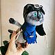 Кот Лётчик. Амигуруми куклы и игрушки. viva_lena. Ярмарка Мастеров.  Фото №4