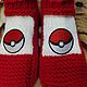 Вязаные Тапочки "Покебол шар Покемонов" Pokemon. Тапочки. Любимые Тапочки - Для всей семьи. Интернет-магазин Ярмарка Мастеров.  Фото №2