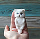 Cat brooch made of wool. Brooches. handmade toys by Mari. Online shopping on My Livemaster.  Фото №2