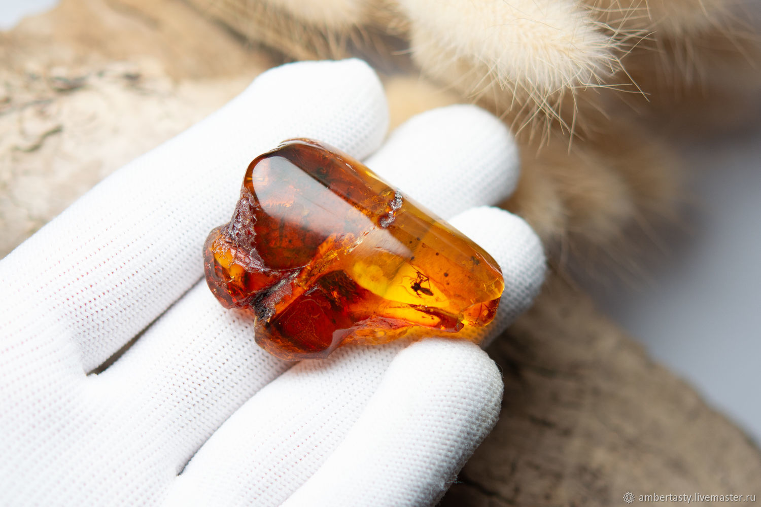 Янтарь. Крупный янтарный самородок с инклюзом. в интернет-магазине на ...